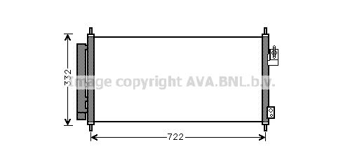 AVA QUALITY COOLING Конденсатор, кондиционер HD5248D